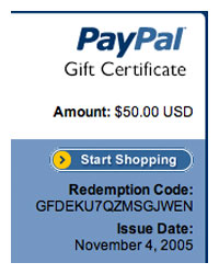 Gift Certificate
