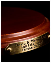 brass plate